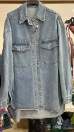 Dona Demin Oversized Jacket - Image 3