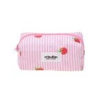 Rasberry Stripes Mini Make Up Bag