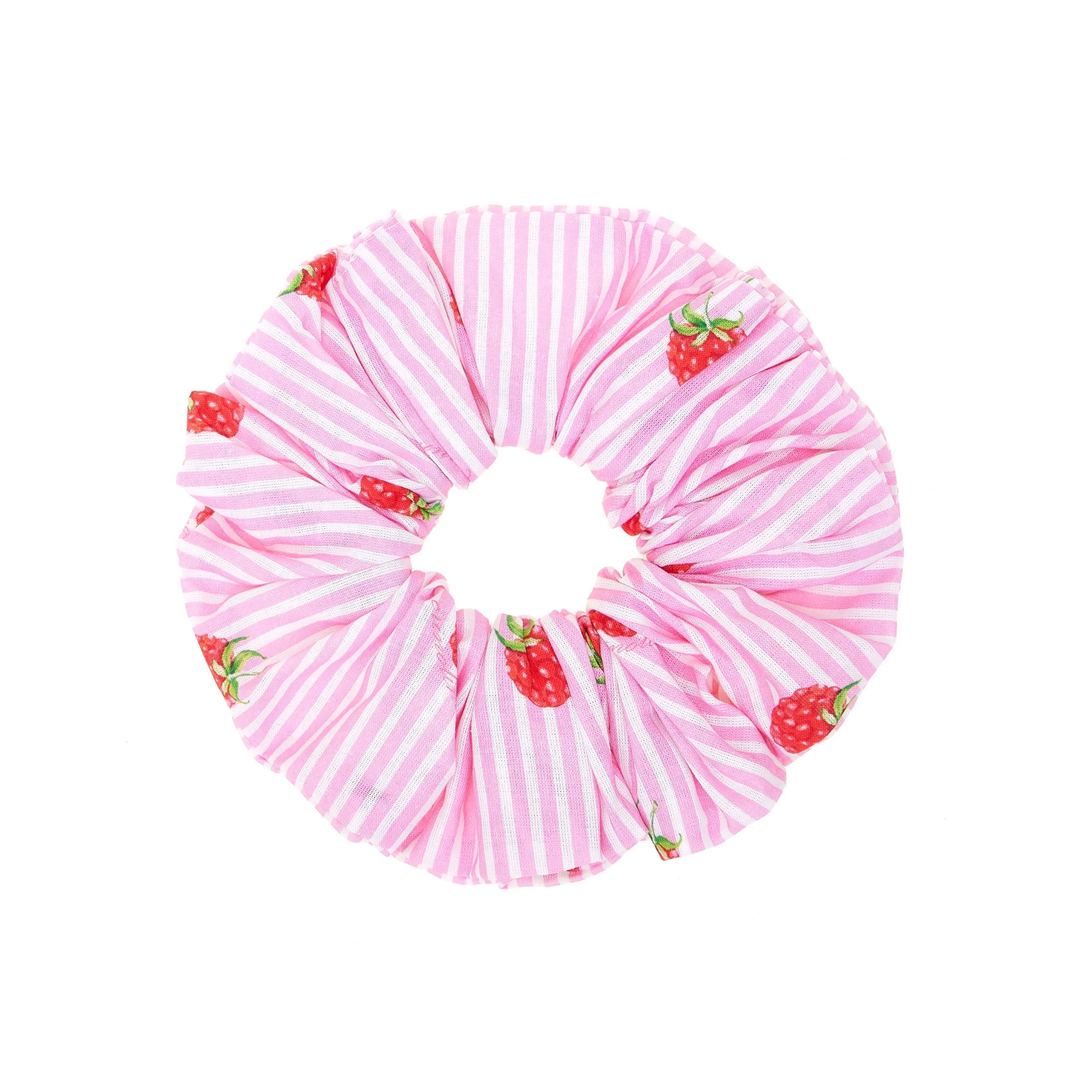 crinolino.13.039474 Raspberry Stripes Maxi Scrunchie - Image 1