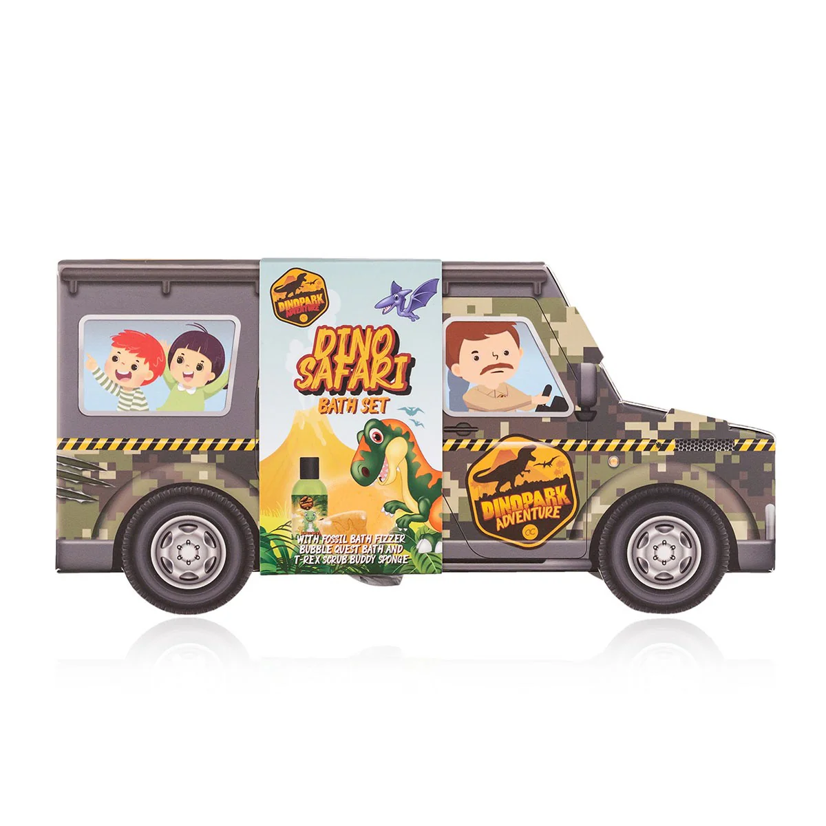 ACNT-6059393.jpg Bath Gift Set Dinopark Adventure in SUV box - Image 1